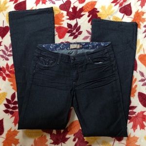 PAIGE HOLLYWOOD HILLS BOOT CUT dark rinse jeans